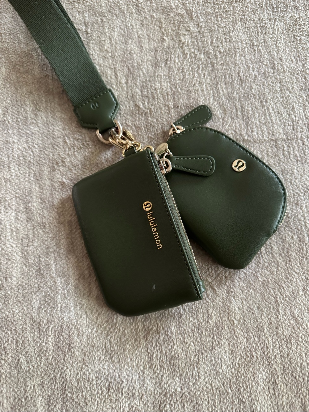 lululemon  Dual Key & Card Pouch Set